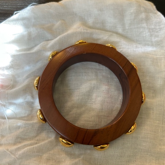 Coach Brown Bangle with Gold Accents - Picture 1 of 10